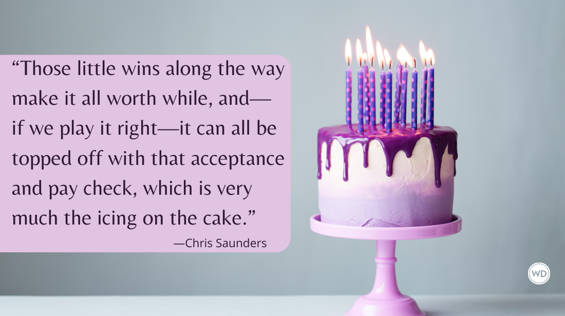 Celebrating the Little Wins as a Writer and Freelancer, by Chris Saunders